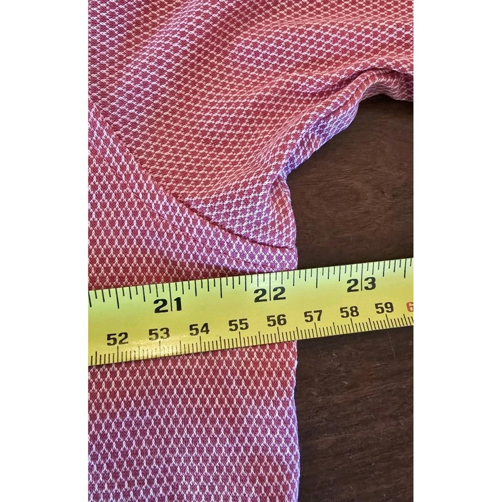Brooks Brothers 346 Men's Sz L Polo Golf Shirt  Mercerized Cotton Coral P2P 22‎ - Picture 5 of 9